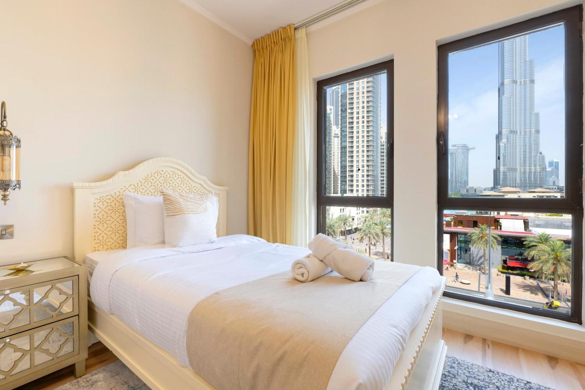Ultra Luxury Downtown - Full Burj Khalifa View - 5 Min Walk To Dubai Mall! Exterior foto